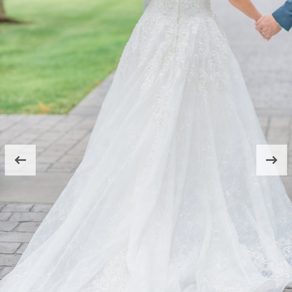 Allure White Lace Wedding Dress